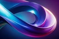 Abstract, sleek shapes with glossy finish, emphasizing play of light and shadow, generative ai