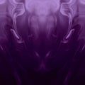 Abstract smoke background in shades of purple Royalty Free Stock Photo