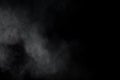 Abstract smoke on black background.White smoke cloud Royalty Free Stock Photo