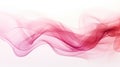 Abstract smoke curves on white background Royalty Free Stock Photo