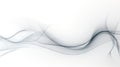 Abstract smoke curves on white background Royalty Free Stock Photo