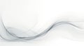 Abstract smoke curves on white background Royalty Free Stock Photo