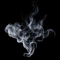 Abstract smoke on a dark background. 3d rendering, 3d illustration. Royalty Free Stock Photo