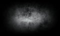 Abstract Smoke on floor . Isolated black background . Misty fog effect texture overlays for text or space. Royalty Free Stock Photo