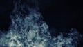 Abstract smoke mist fog on a black background. Texture. Design element. Royalty Free Stock Photo