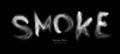 Abstract smoke letter text art smoky pen brush effect