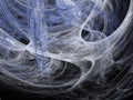 Abstract smoke swirls. Fractal illustration. Royalty Free Stock Photo