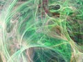 Abstract smoke swirls. Fractal illustration. Royalty Free Stock Photo