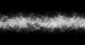 Abstract smoke texture frame over black background. Fog in the darkness. Natural pattern. Royalty Free Stock Photo