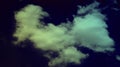 Abstract smoky clouds blue light green color mixture effects Background.