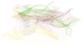 Abstract smoky line art illustrations background. Backdrop, generative, digital & soft.