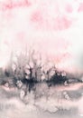Abstract smoky misty watercolor texture, pastel, soft delicate color palette