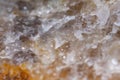 Abstract smoky quart crystal macro detail