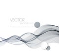 Abstract smoky waves background. Template Royalty Free Stock Photo