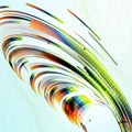 Abstract smooth color wave background