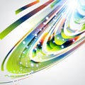 Abstract smooth color wave background