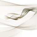 Abstract smooth gray wave vector. Curve flow grey motion illustration. Gray smoke. Royalty Free Stock Photo