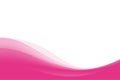 Abstract Smooth Pink Wavy Background Template Vector