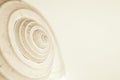 Abstract snail spiral