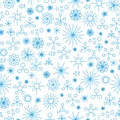 abstract snow fall seamless Royalty Free Stock Photo