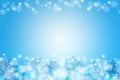 Abstract snow freeze blue and white color background texture for