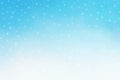 Abstract snowfall background.  Blue and white snow illustration background. Royalty Free Stock Photo