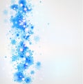 Abstract snowfall background