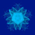 Abstract snowflake Royalty Free Stock Photo