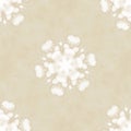 Abstract snowflakes pattern. Winter background. Royalty Free Stock Photo