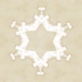 Abstract snowflakes pattern. Winter background. Royalty Free Stock Photo