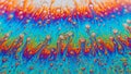 Abstract Soap Bubble Surface with Vibrant Colors Royalty Free Stock Photo