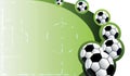 Abstract soccer background. Royalty Free Stock Photo
