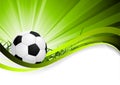 Abstract soccer background