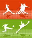 Abstract soccer background Royalty Free Stock Photo