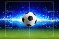 Abstract soccer background Royalty Free Stock Photo