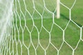 Abstract soccer goal net