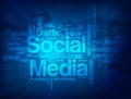 Abstract social media background Royalty Free Stock Photo