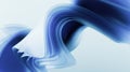 Abstract soft blue curved background