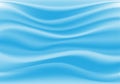 Abstract soft blue fabric satin wave luxury background vector