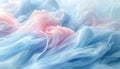 Abstract Soft Blue Pink Flowing Fabric with Light Diffusion Artistic Background Royalty Free Stock Photo