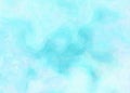 Abstract soft blue shining water shapes, moving shapes on white background, pastel aqua pool paradise