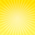 Abstract soft bright Yellow gradient rays background. Vector EPS 10, cmyk