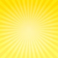 Abstract soft bright Yellow gradient rays background. Vector EPS 10, cmyk