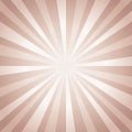 Abstract soft Brown rays background. Vector