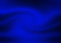 Abstract soft dark blue dot swirl medical or business background