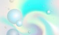 Abstract soft fluid background with full colorful liquid gradient