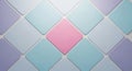 Abstract soft geometric background with pastel diamond pattern and subtle gradients Royalty Free Stock Photo
