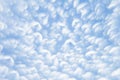 Abstract soft light blue background with blurred circles. Small clouds on a sunny day. Background. Royalty Free Stock Photo