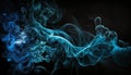 An Abstract Soft and Smoothened Colorful Multicolor Smoke Mist Background Wallpaper,