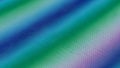 Abstract Rippling Grid Pattern with Gradient Blue Green and Purple Hues background texture Royalty Free Stock Photo